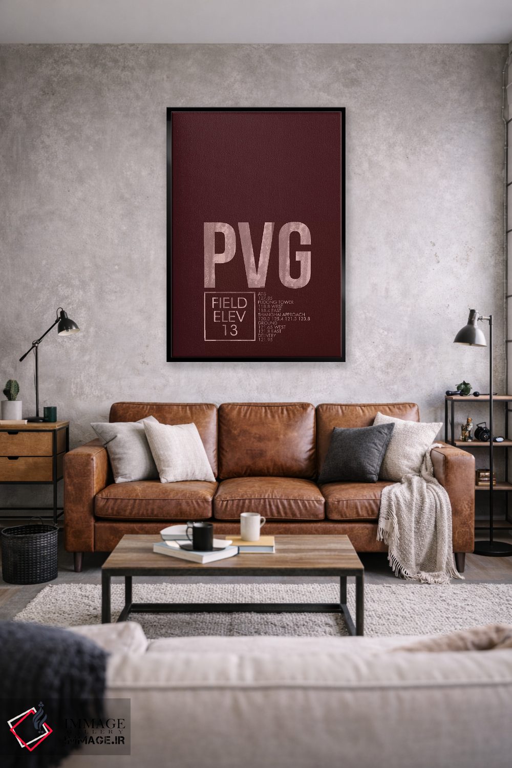 تابلو دکوراتیو شانگهای پودونگ اثر ۰۸ لفت - D1B