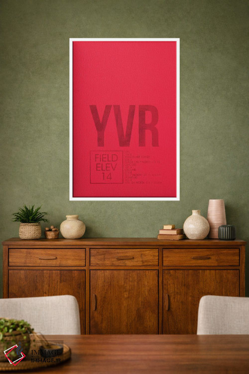 تابلو دکوراتیو ونکوور اثر ۰۸ لفت - D1W