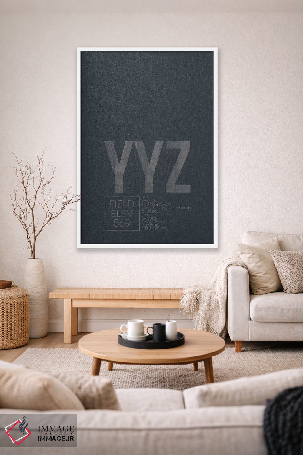 تابلو دکوراتیو تورنتو پیرسون اثر ۰۸ لفت - D1W