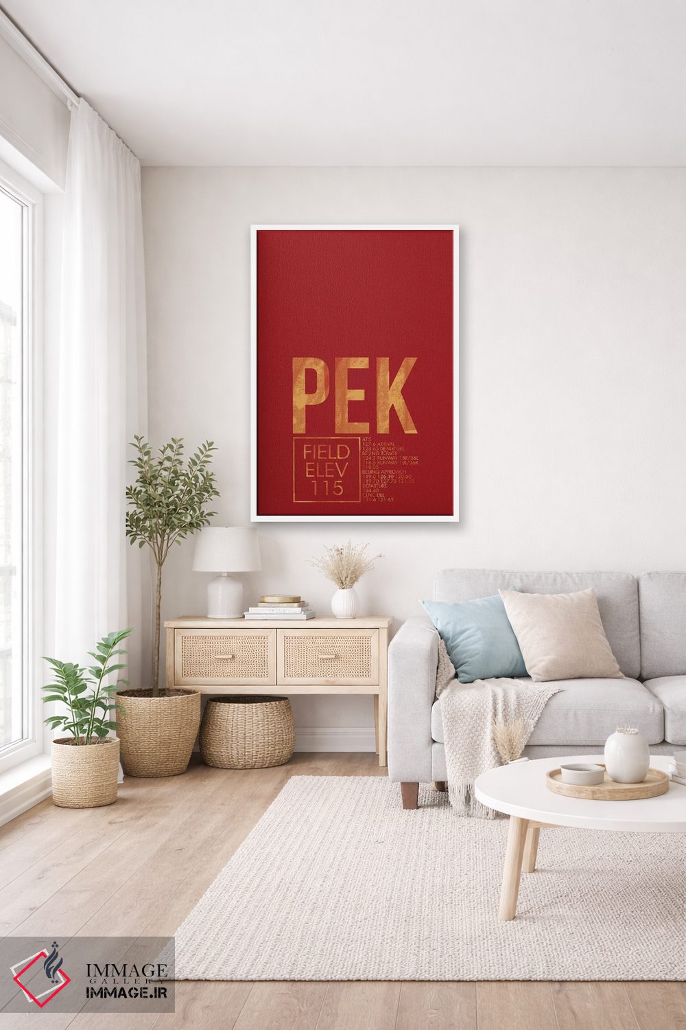 تابلو دکوراتیو پکن اثر ۰۸ لفت - D2W