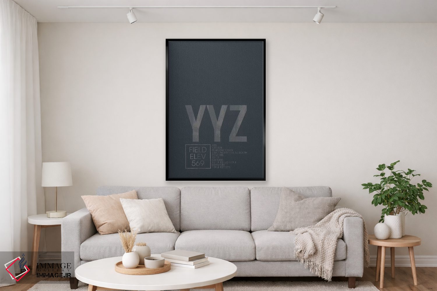 تابلو دکوراتیو تورنتو پیرسون اثر ۰۸ لفت - D3B