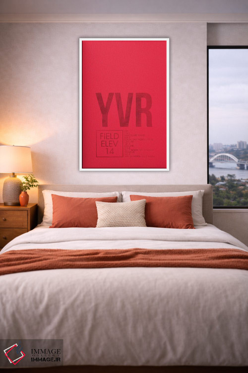 تابلو دکوراتیو ونکوور اثر ۰۸ لفت - D3W