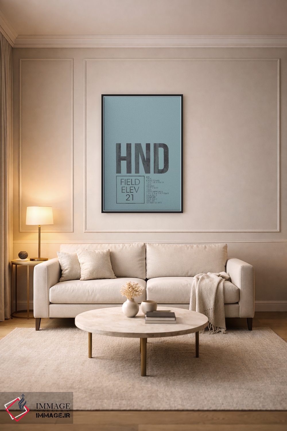 تابلو دکوراتیو توکیو اثر ۰۸ لفت - D4B