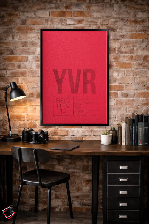 تابلو دکوراتیو ونکوور اثر ۰۸ لفت - D5B