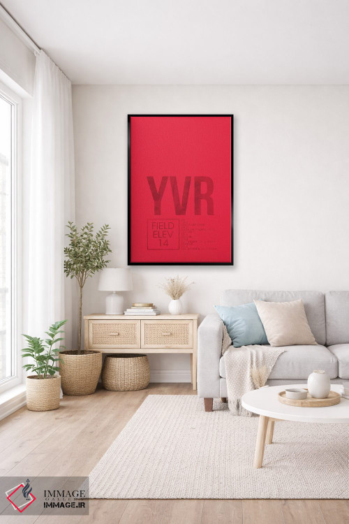 تابلو دکوراتیو ونکوور اثر ۰۸ لفت - D4B