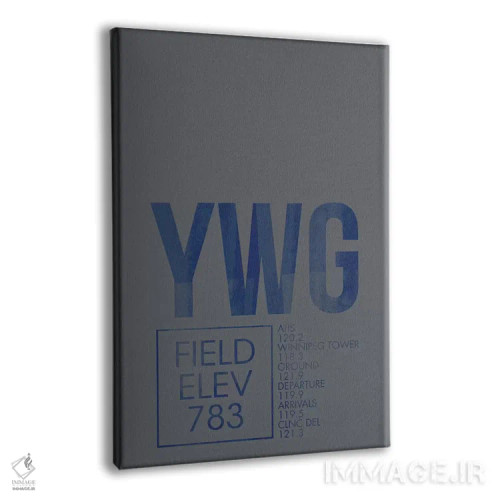 تابلو دکوراتیو وینیپگ اثر ۰۸ لفت - نمای پرسپکتیو محصول