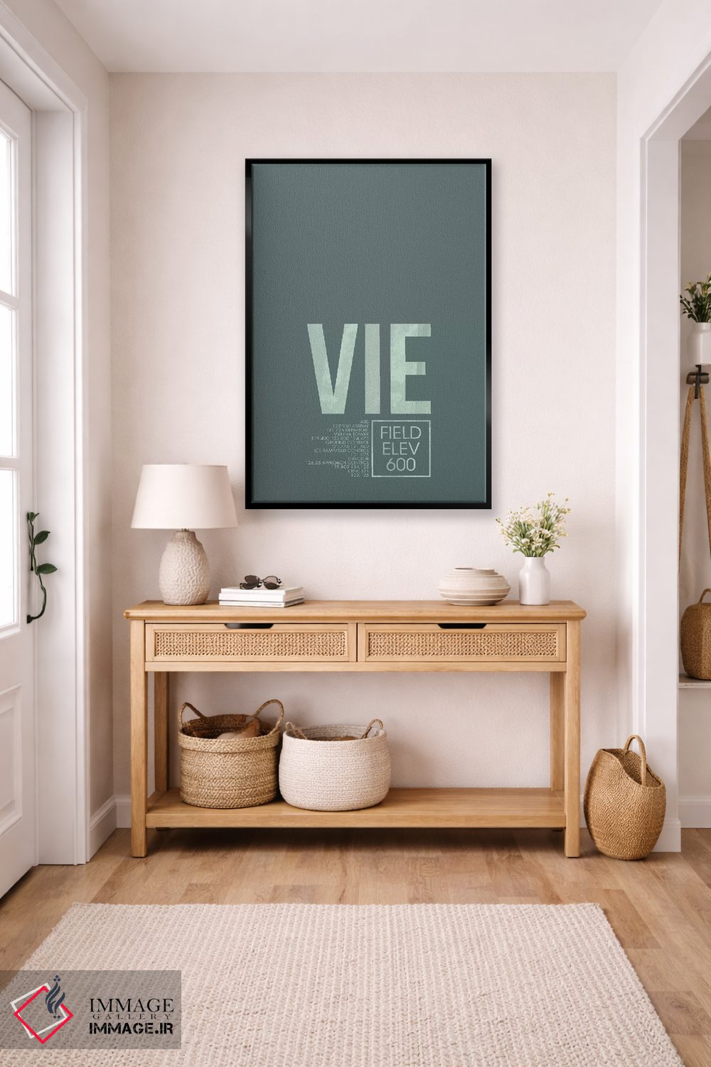 تابلو دکوراتیو وین اثر ۰۸ لفت - D6B