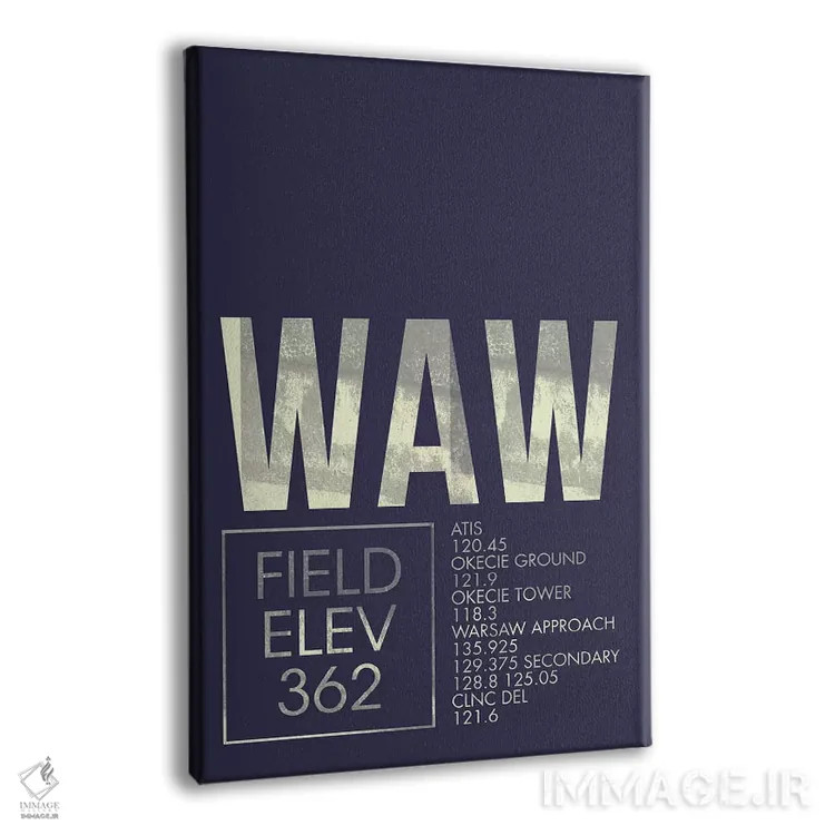 تابلو دکوراتیو ورشو اثر ۰۸ لفت - نمای پرسپکتیو محصول