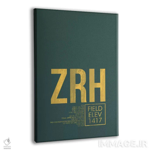 تابلو دکوراتیو زوریخ اثر ۰۸ لفت - نمای پرسپکتیو محصول