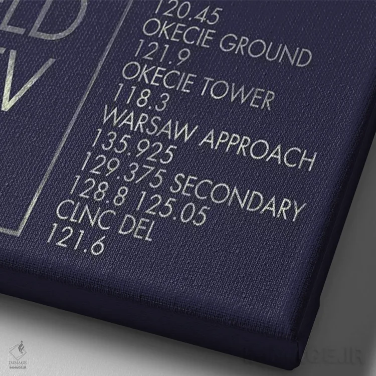 تابلو دکوراتیو ورشو اثر ۰۸ لفت - نمای نزدیک بافت بوم