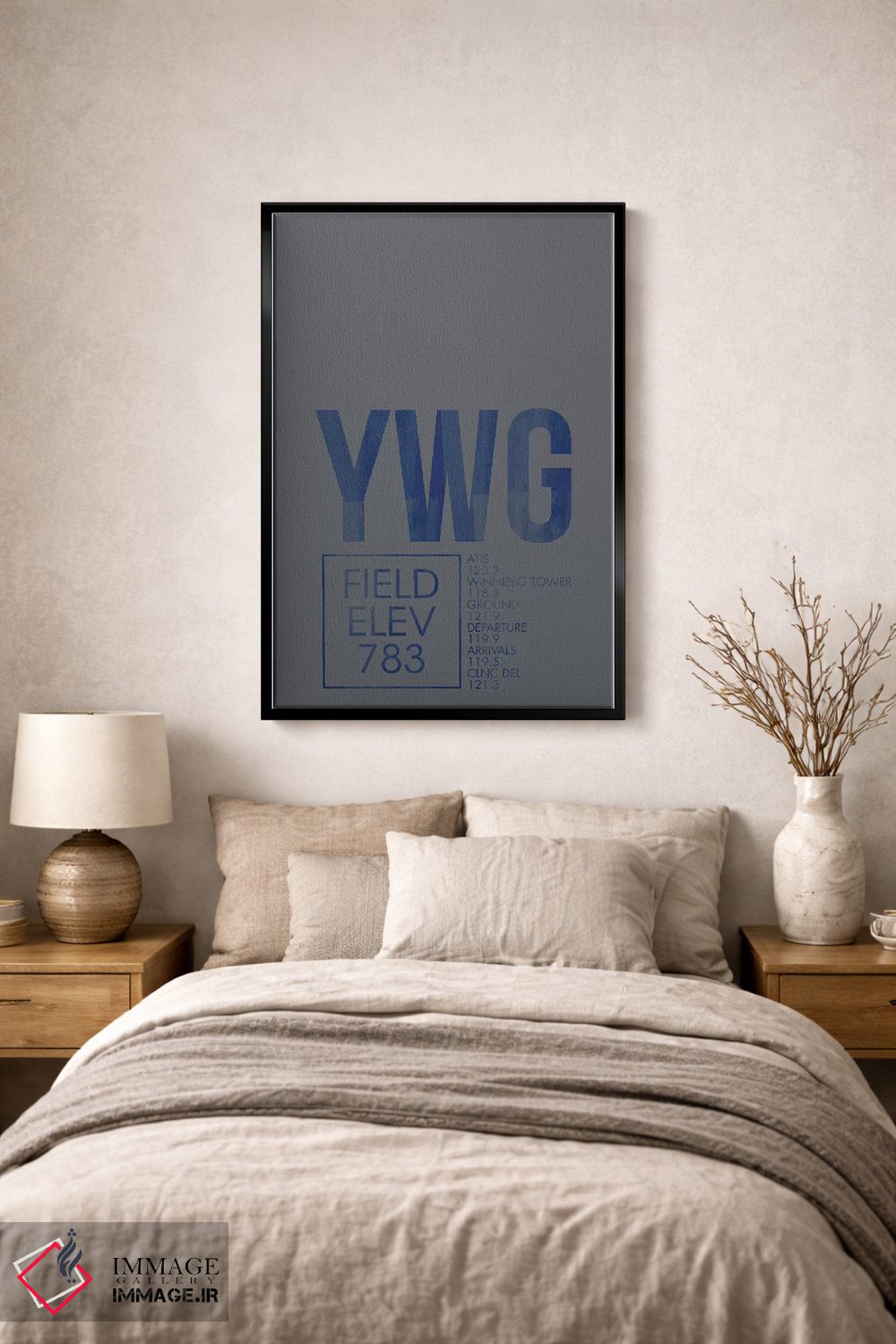 تابلو دکوراتیو وینیپگ اثر ۰۸ لفت - D1B