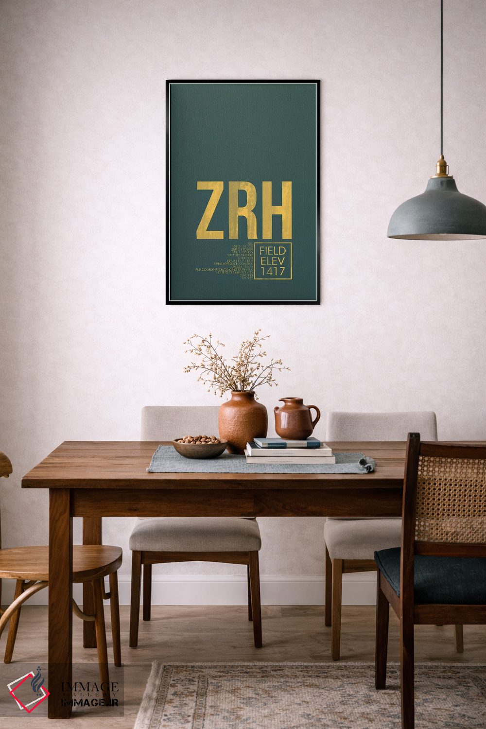 تابلو دکوراتیو زوریخ اثر ۰۸ لفت - D6B