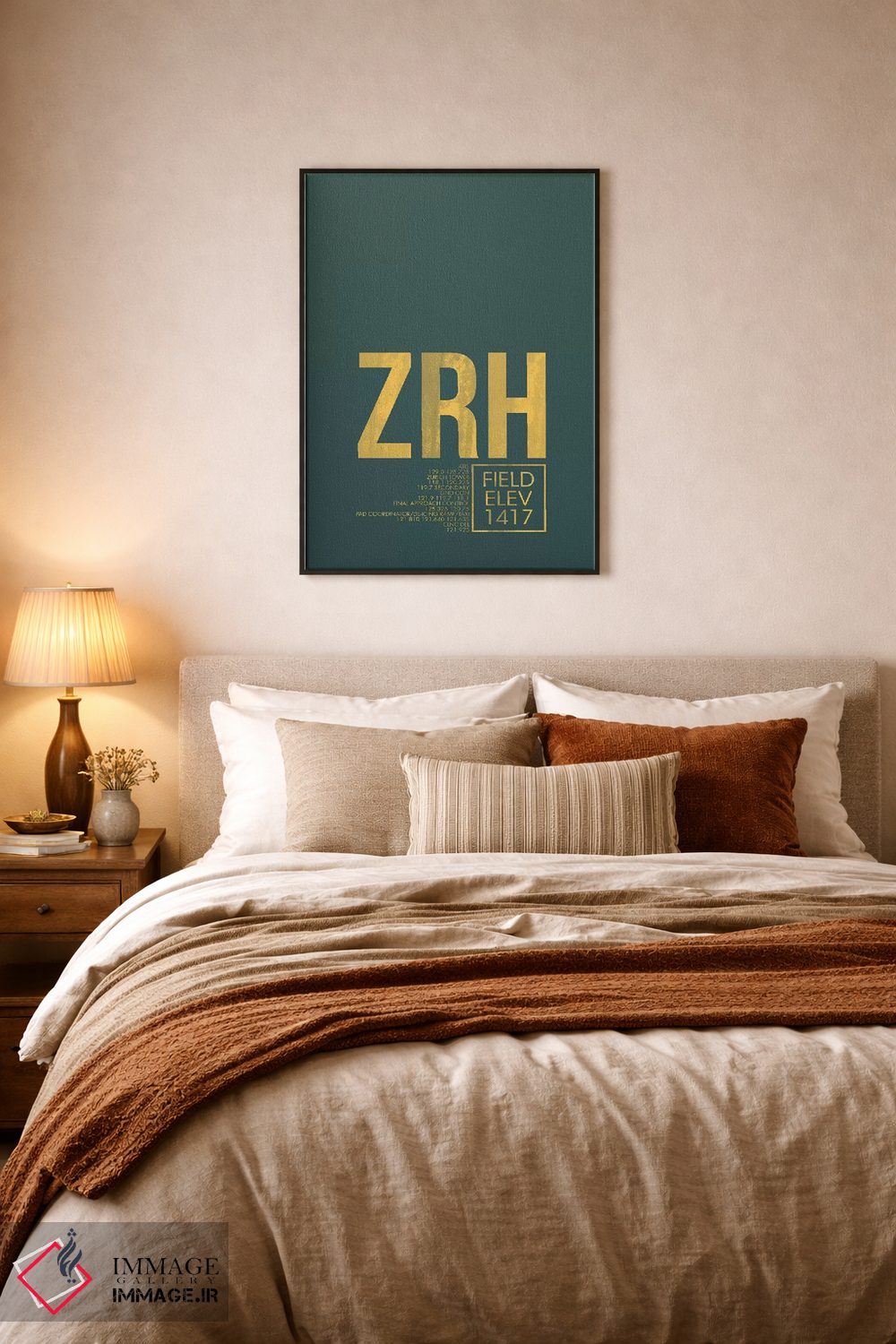 تابلو دکوراتیو زوریخ اثر ۰۸ لفت - D5B