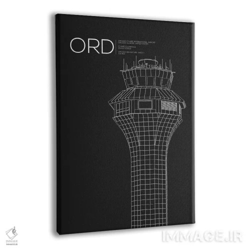 تابلو دکوراتیو شیکاگو اثر ۰۸ لفت - نمای پرسپکتیو محصول