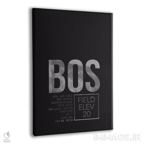 تابلو دکوراتیو بوستون اثر ۰۸ لفت - نمای پرسپکتیو محصول