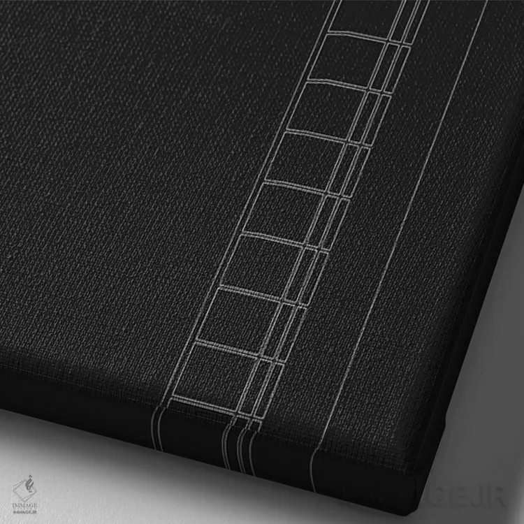 تابلو دکوراتیو میامی اثر ۰۸ لفت - نمای نزدیک بافت بوم