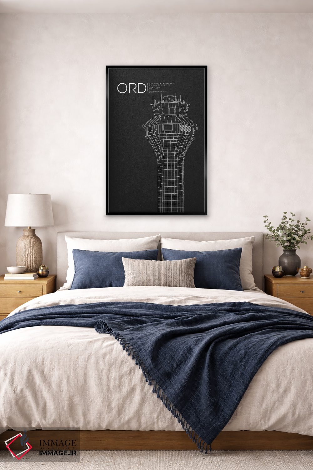 تابلو دکوراتیو شیکاگو اثر ۰۸ لفت - D6B