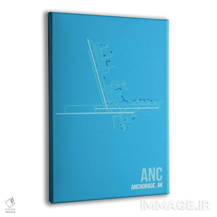 تابلو دکوراتیو آنکوریج اثر ۰۸ لفت - نمای پرسپکتیو محصول