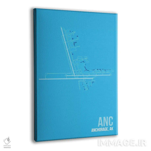 تابلو دکوراتیو آنکوریج اثر ۰۸ لفت - نمای پرسپکتیو محصول