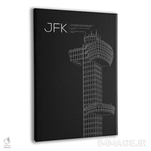 تابلو دکوراتیو نیویورک اثر ۰۸ لفت - نمای پرسپکتیو محصول