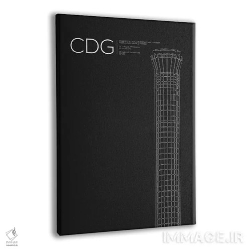 تابلو دکوراتیو برج مراقبت پاریس اثر ۰۸ لفت - نمای پرسپکتیو محصول