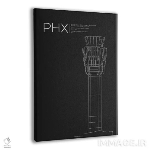 تابلو دکوراتیو فینیکس اسکای هاربر اثر ۰۸ لفت - نمای پرسپکتیو محصول