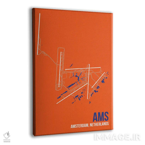 تابلو دکوراتیو آمستردام اثر ۰۸ لفت - نمای پرسپکتیو محصول