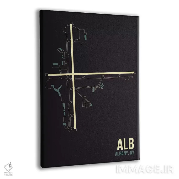 تابلو دکوراتیو آلبانی اثر ۰۸ لفت - نمای پرسپکتیو محصول