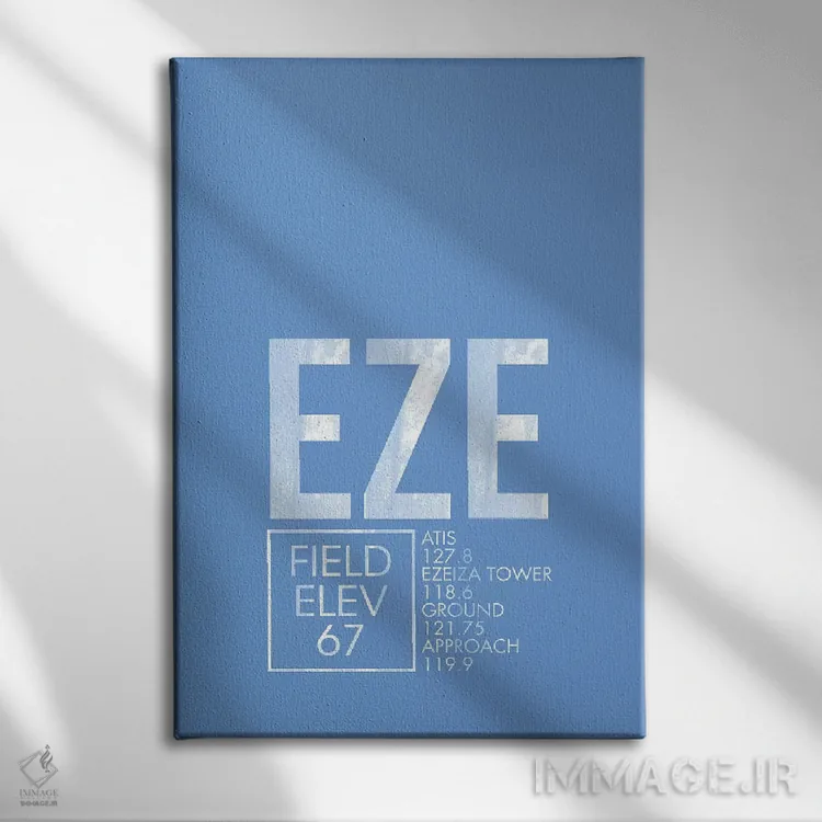 تابلو دکوراتیو بوئنوس آیرس اثر ۰۸ لفت - نمای روبهرو روی دیوار