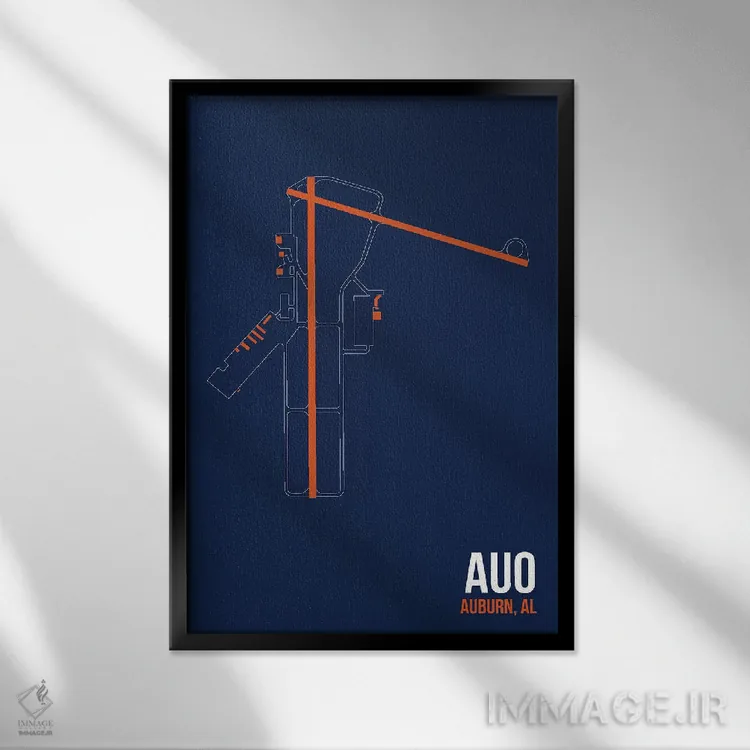 تابلو دکوراتیو آبرن اثر ۰۸ لفت - نمای قابدار مشکی