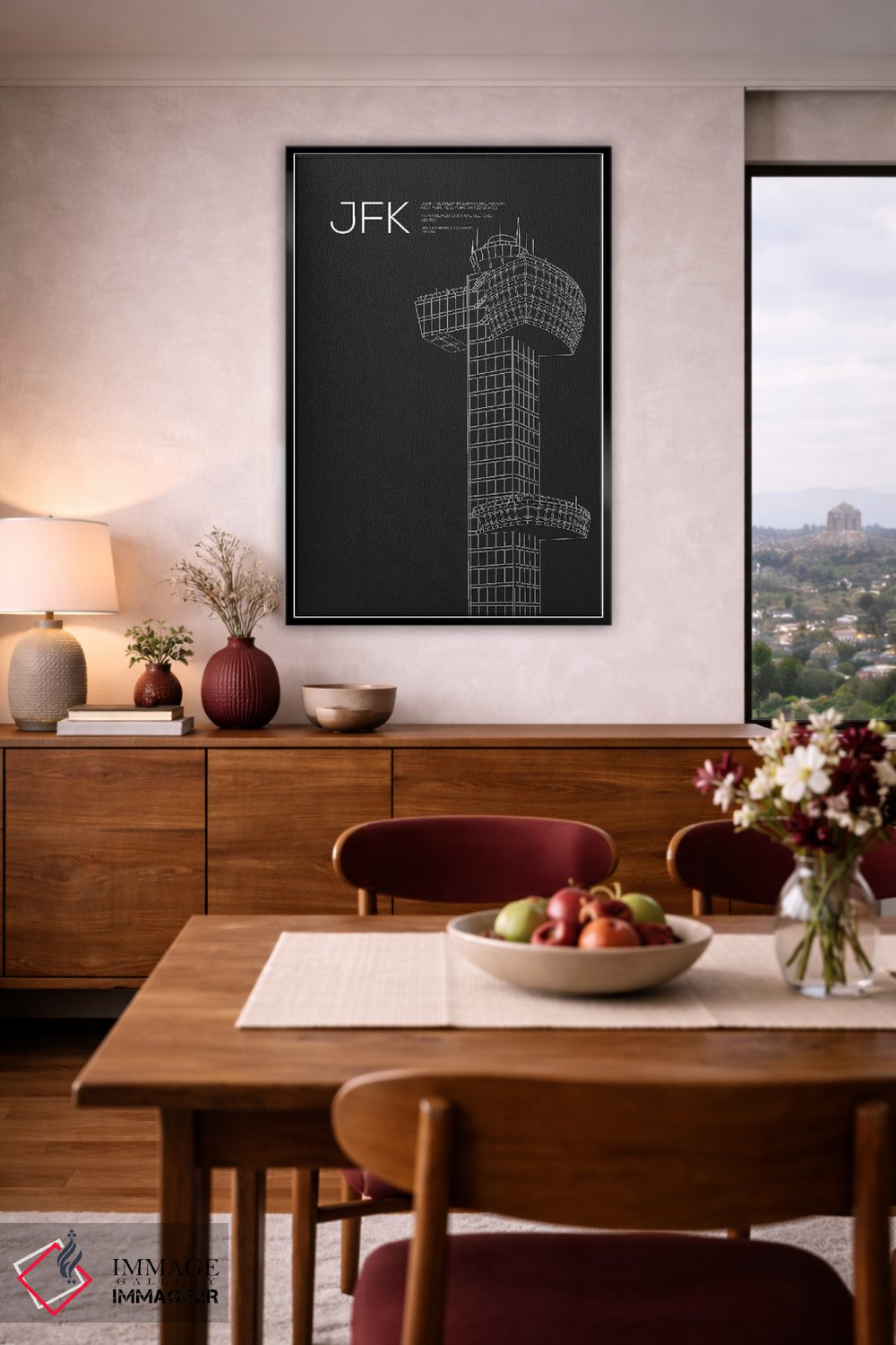 تابلو دکوراتیو نیویورک اثر ۰۸ لفت - D3B