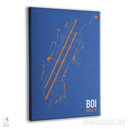 تابلو دکوراتیو بویسی اثر ۰۸ لفت - نمای پرسپکتیو محصول