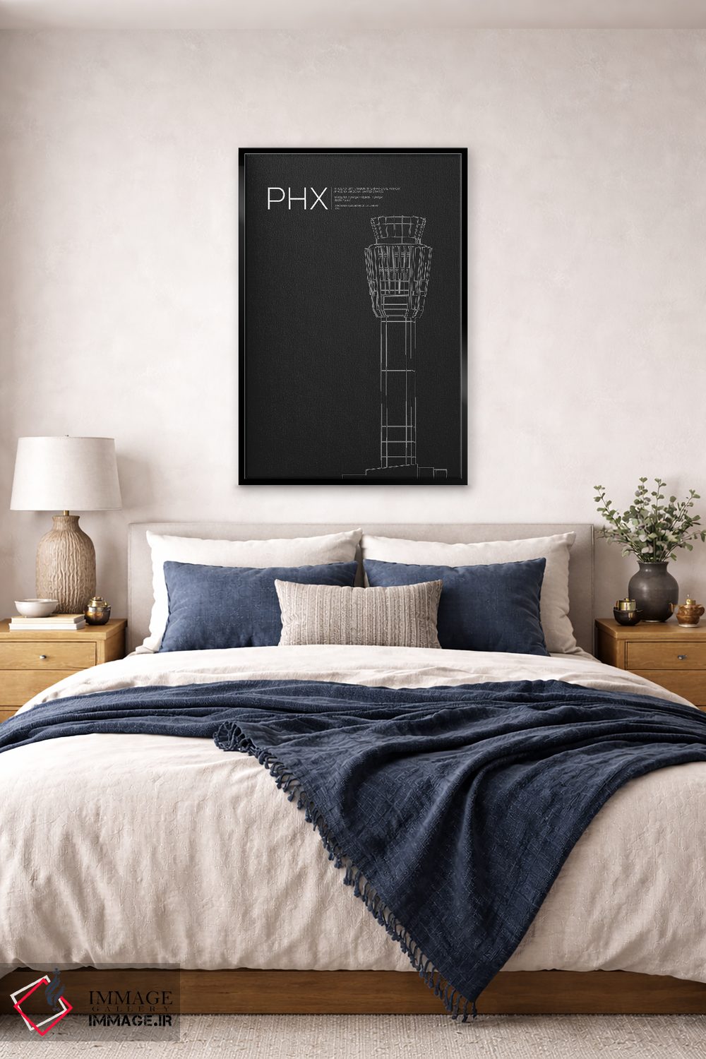 تابلو دکوراتیو فینیکس اسکای هاربر اثر ۰۸ لفت - D6B