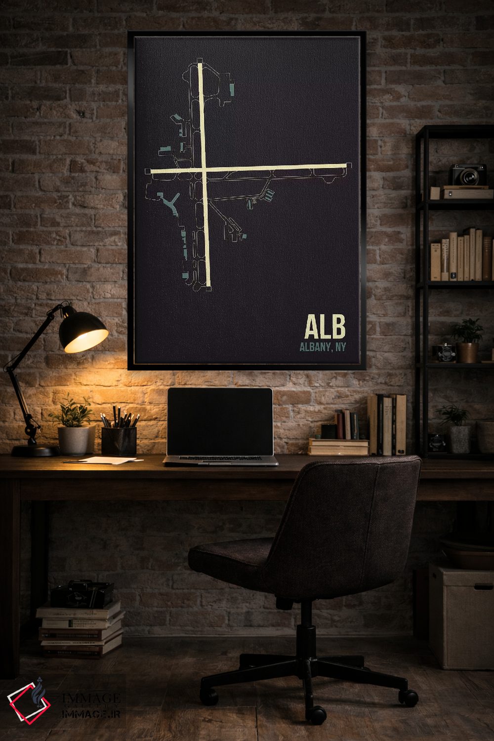 تابلو دکوراتیو آلبانی اثر ۰۸ لفت - D4B