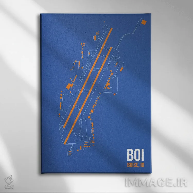 تابلو دکوراتیو بویسی اثر ۰۸ لفت - نمای روبهرو روی دیوار