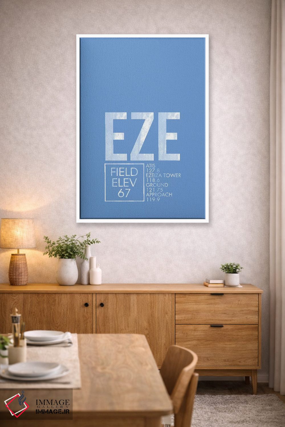 تابلو دکوراتیو بوئنوس آیرس اثر ۰۸ لفت - D3W