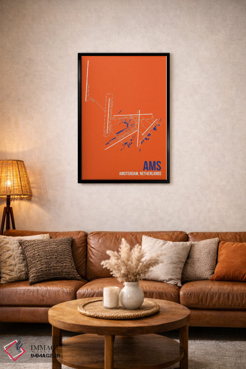 تابلو دکوراتیو آمستردام اثر ۰۸ لفت - D3B