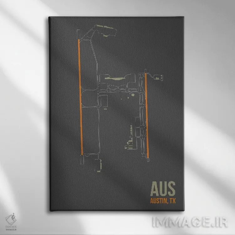 تابلو دکوراتیو آستین برگستروم اثر ۰۸ لفت - نمای روبهرو روی دیوار