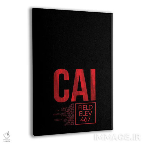 تابلو دکوراتیو قاهره اثر ۰۸ لفت - نمای پرسپکتیو محصول