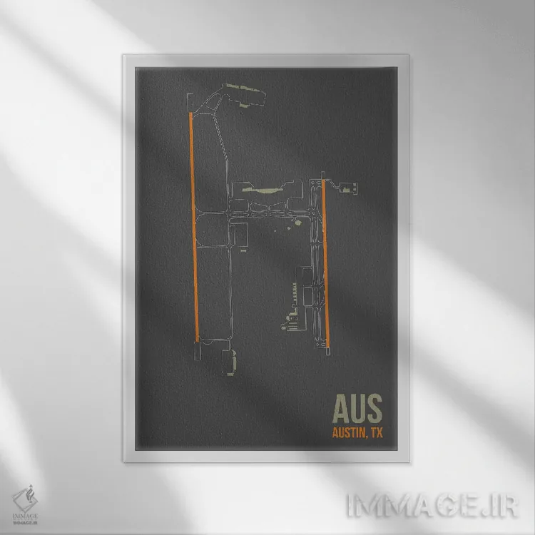 تابلو دکوراتیو آستین برگستروم اثر ۰۸ لفت - نمای قابدار سفید