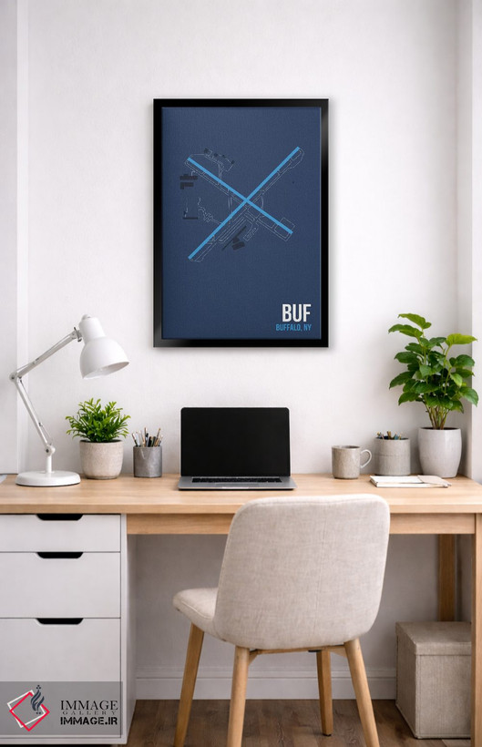 تابلو دکوراتیو بوفالو نیاگارا اثر ۰۸ لفت - D2B