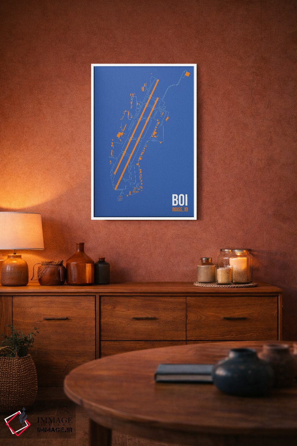 تابلو دکوراتیو بویسی اثر ۰۸ لفت - D4W