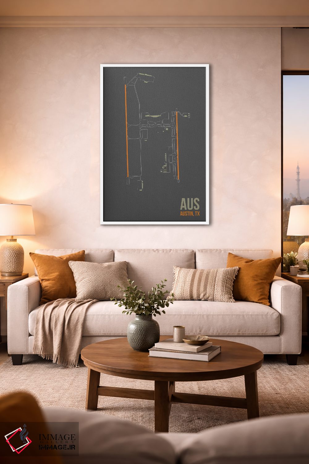 تابلو دکوراتیو آستین برگستروم اثر ۰۸ لفت - D1W