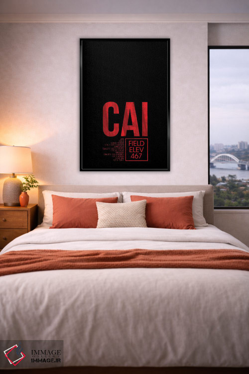 تابلو دکوراتیو قاهره اثر ۰۸ لفت - D3B