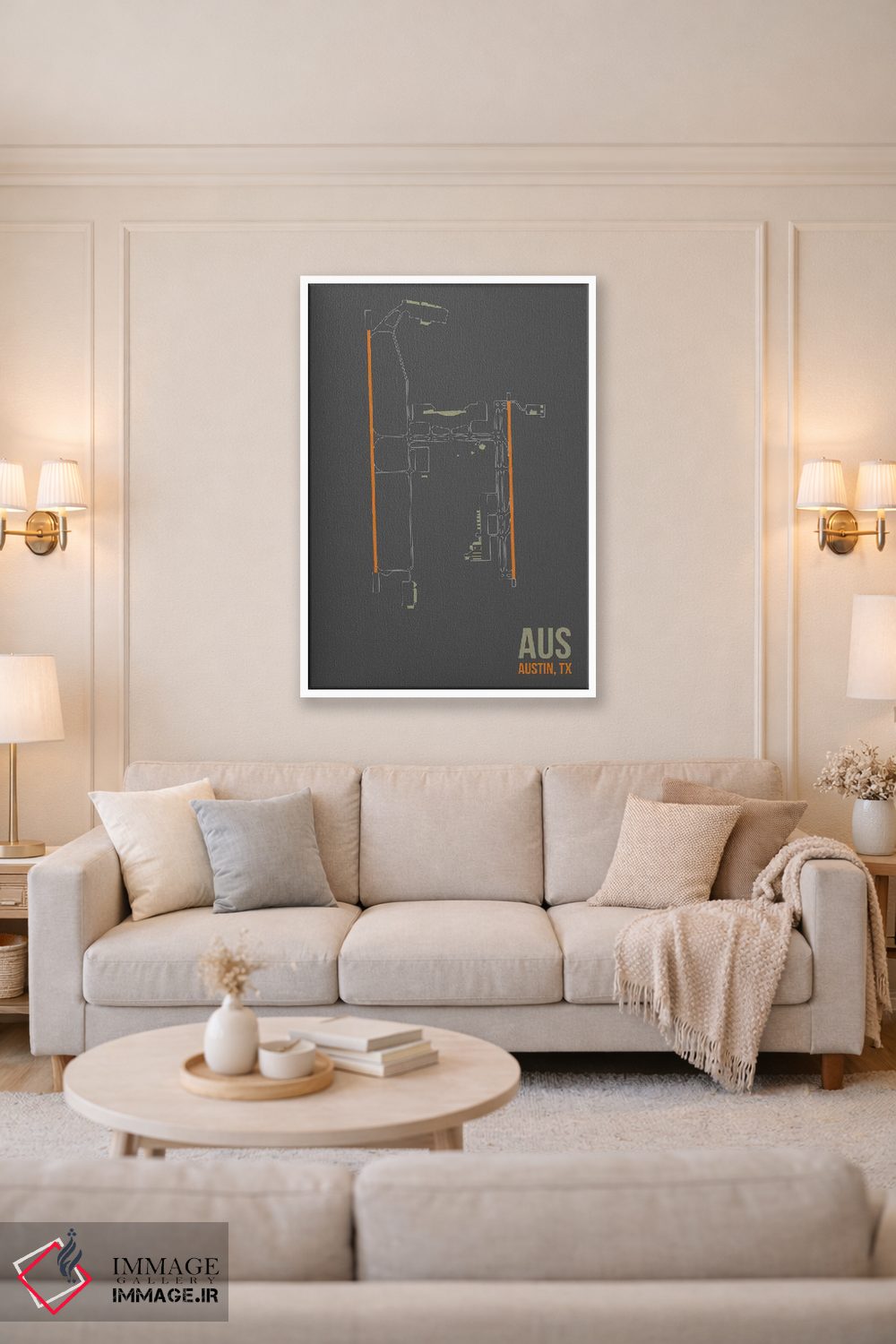 تابلو دکوراتیو آستین برگستروم اثر ۰۸ لفت - D3W