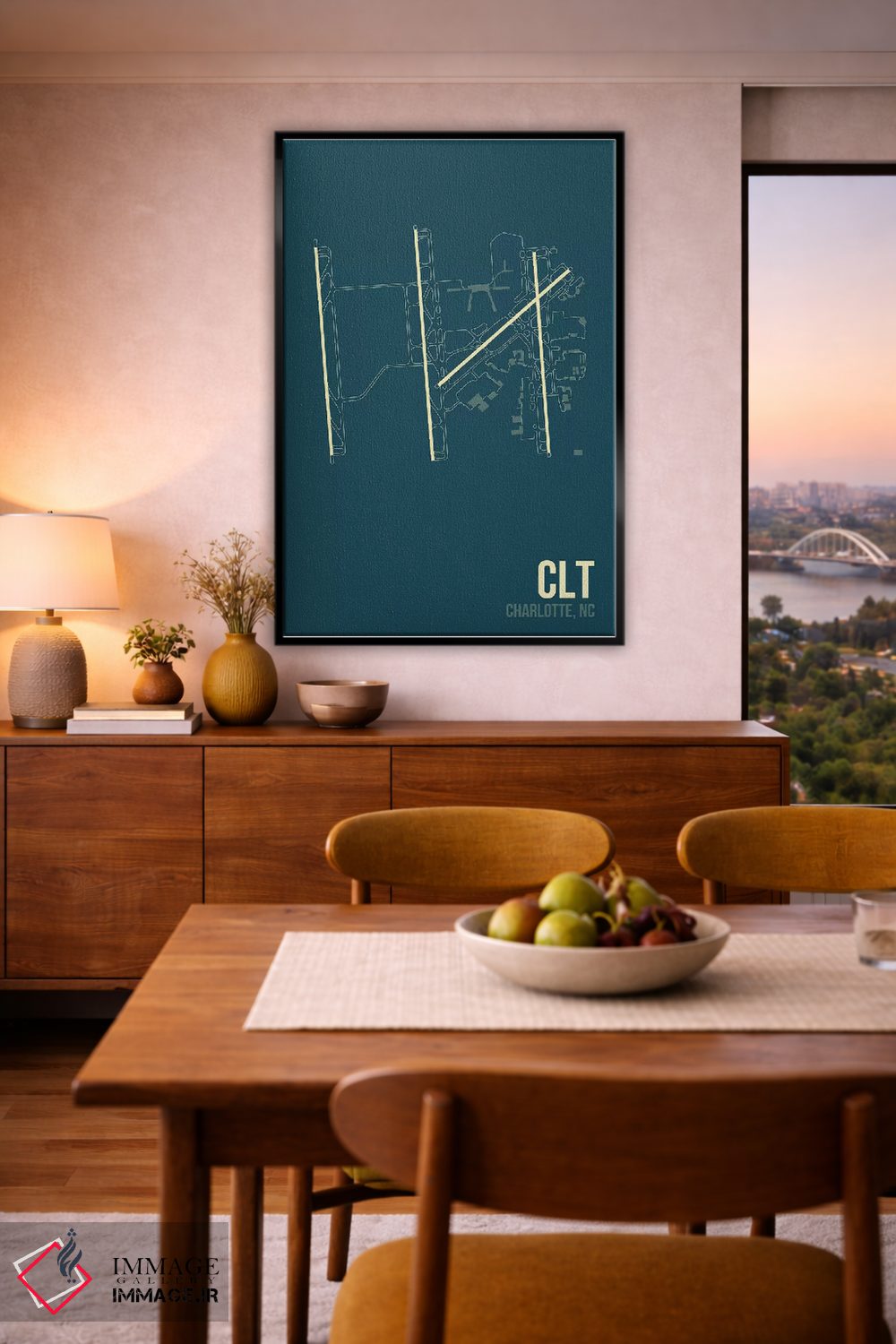 تابلو دکوراتیو شارلوت داگلاس اثر ۰۸ لفت - D6B