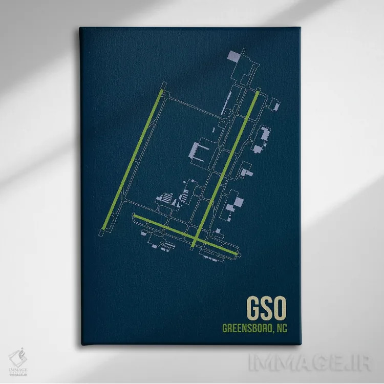 تابلو دکوراتیو گرینزبورو اثر ۰۸ لفت - نمای روبهرو روی دیوار