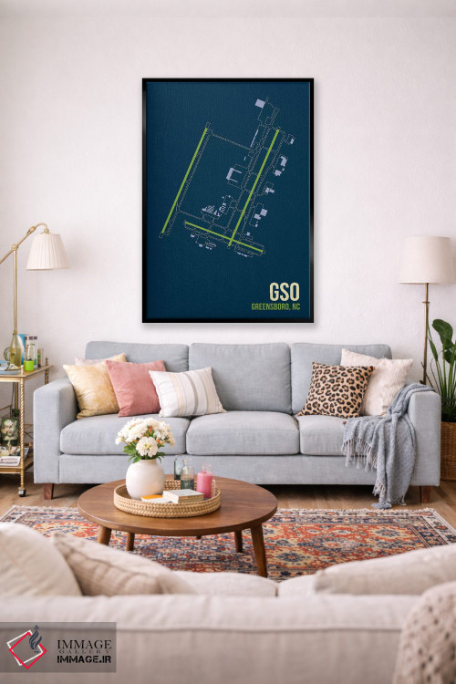 تابلو دکوراتیو گرینزبورو اثر ۰۸ لفت - D2B