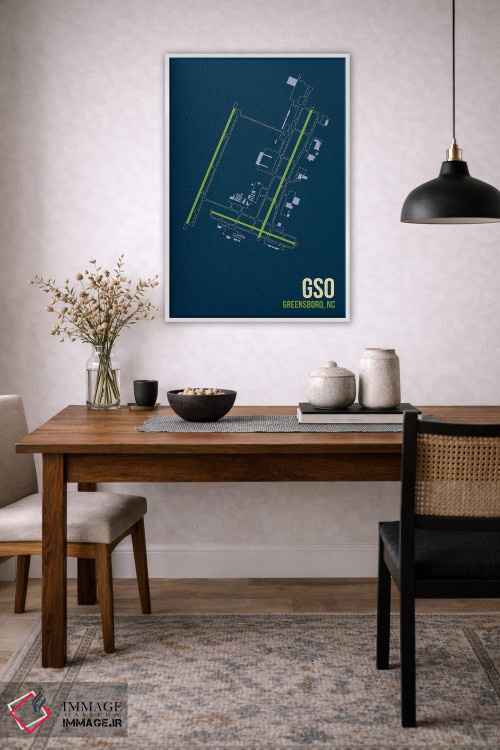 تابلو دکوراتیو گرینزبورو اثر ۰۸ لفت - D4W