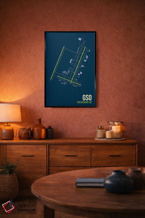 تابلو دکوراتیو گرینزبورو اثر ۰۸ لفت - D5B